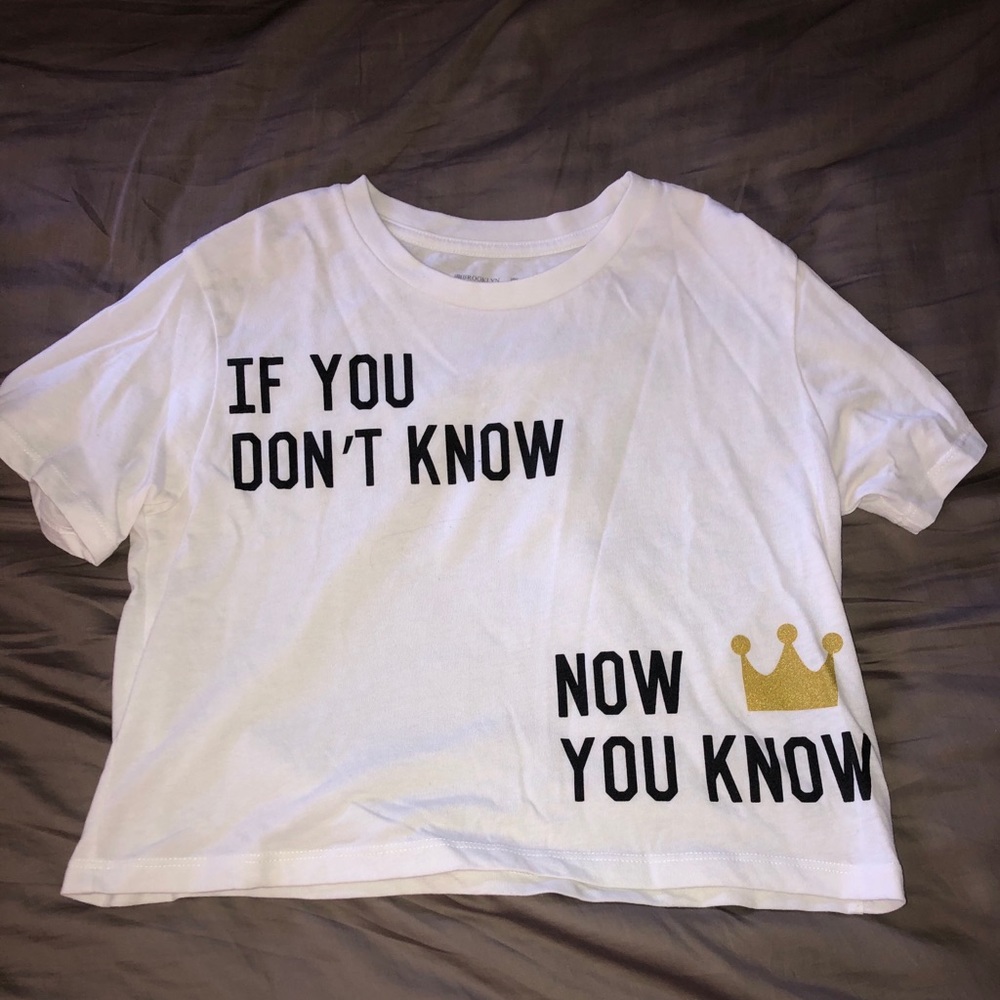 White, light, crop top